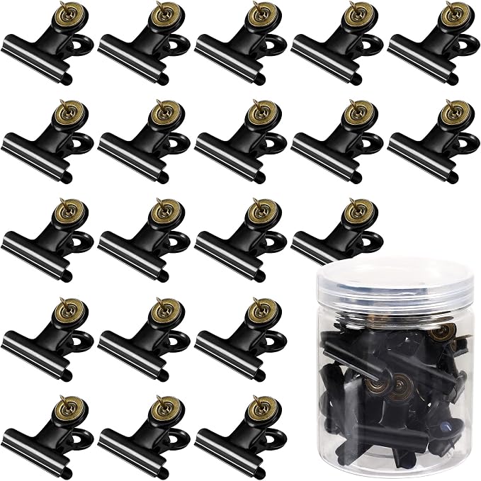 SANNIX 20 Pcs Metal Push Pin Clips 31mm