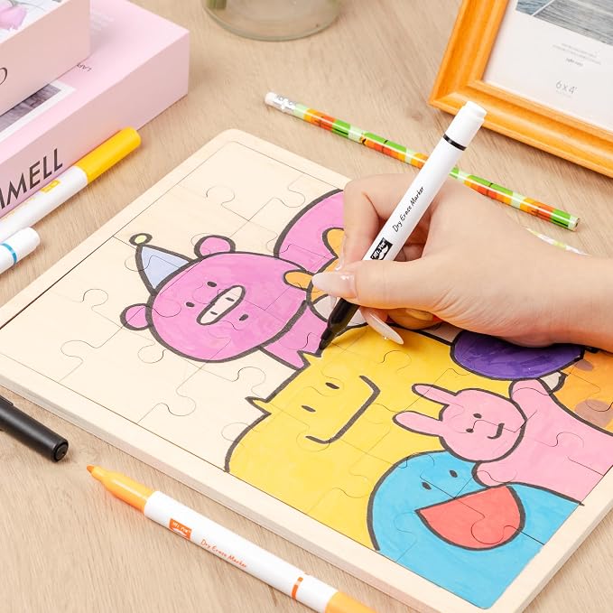 Mr. Pen- Blank Wooden Puzzle, 100 Pieces, 14.2" x 10.6" | Wooden Blank Puzzles