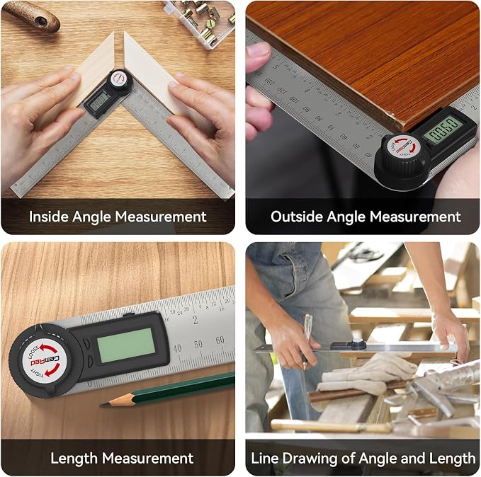 GemRed 82305 Digital Angle Finder Protractor