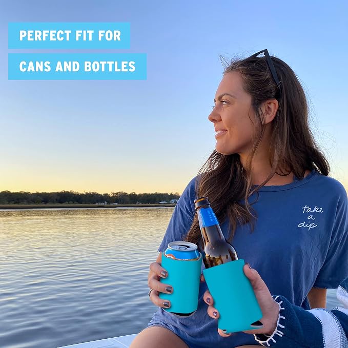 Blank Beer Can Coolers Sleeves Soft Insulated Beer Can Cooler Sleeves
