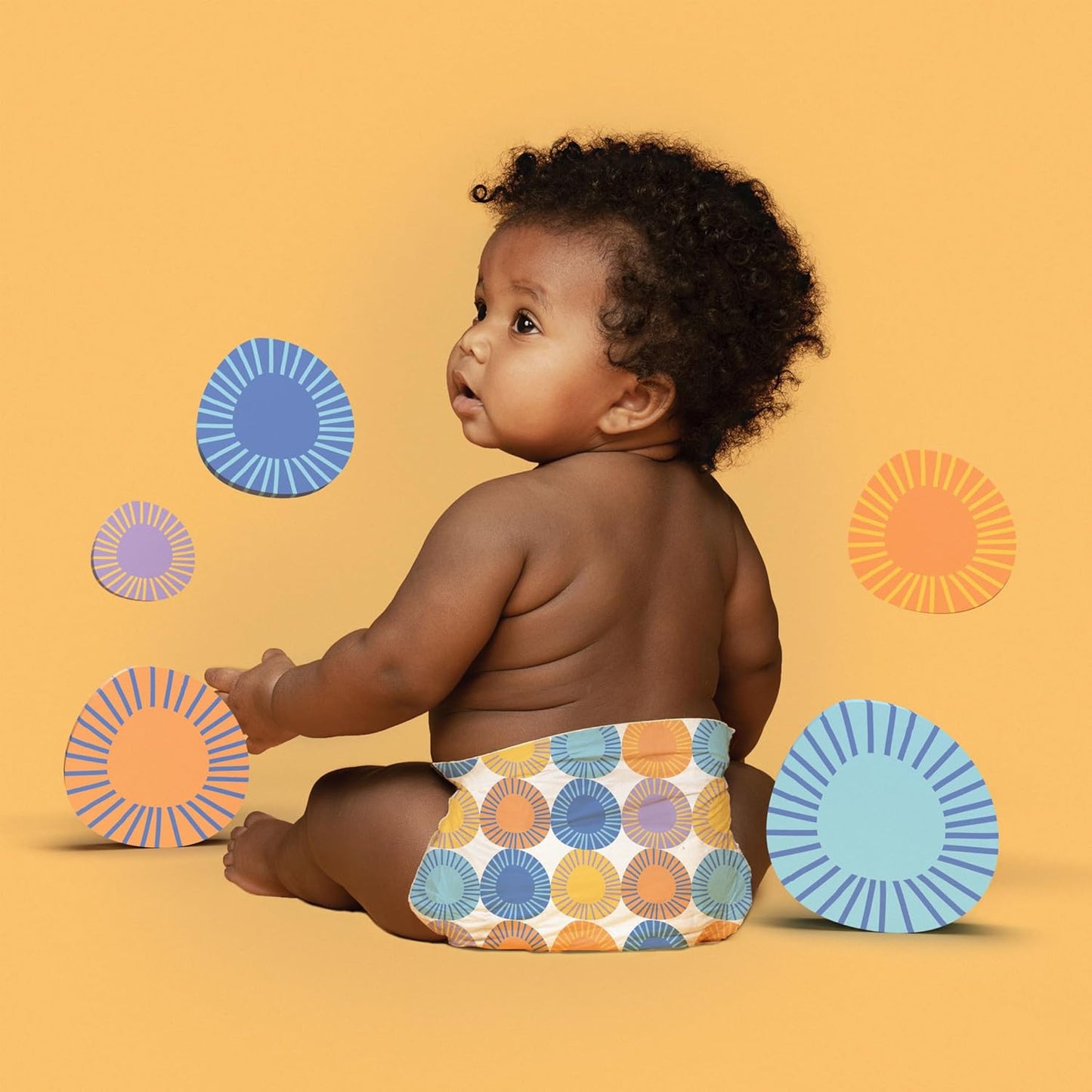 Hello Bello Premium Diapers Size NB, Safari Squad & Shine and Dandy Designs, 76ct Club Box