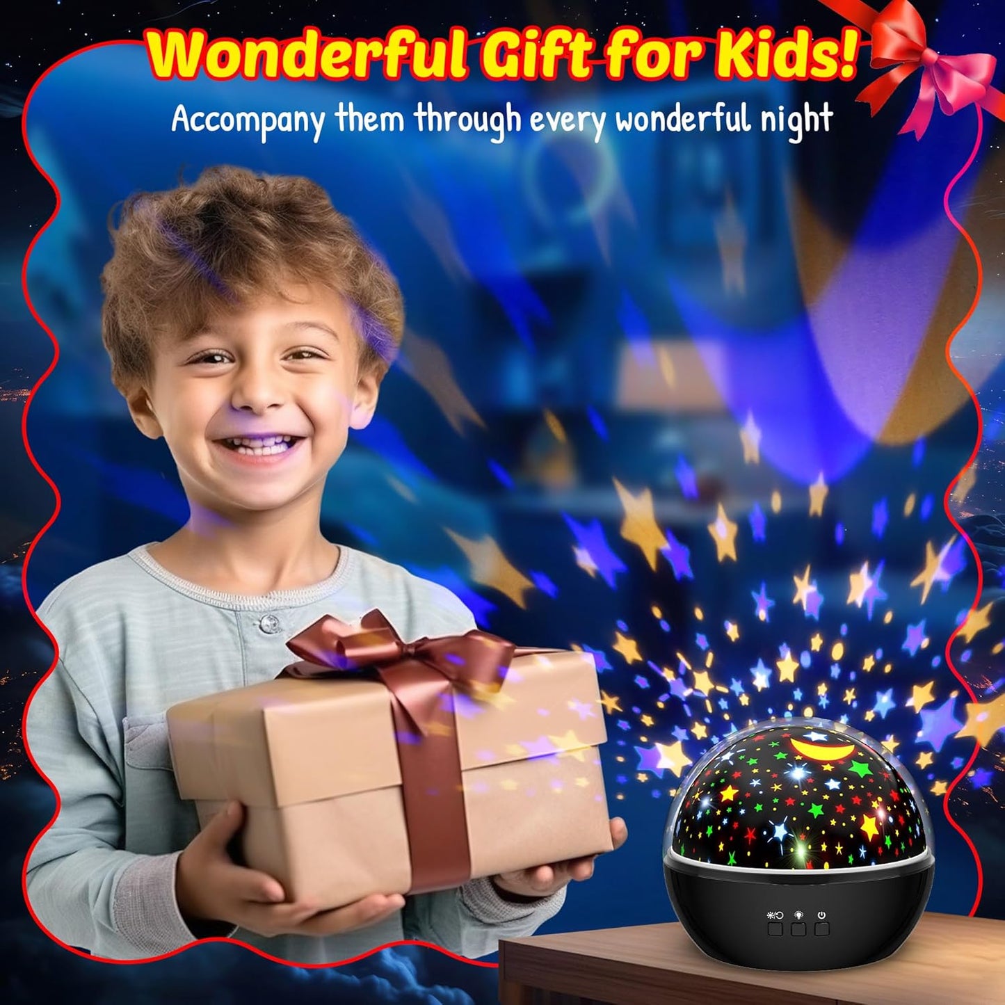 Super Hero Night Light for Boys | Spiderman Night Light and Star Projector 2-in-1 | Avengers Light Projector for Kids Bedroom Decor | Superhero Toys Gifts for Boys 4-6