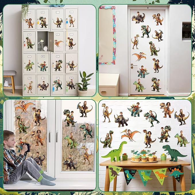 48 Set Dinosaur Classroom Decorations Cutouts