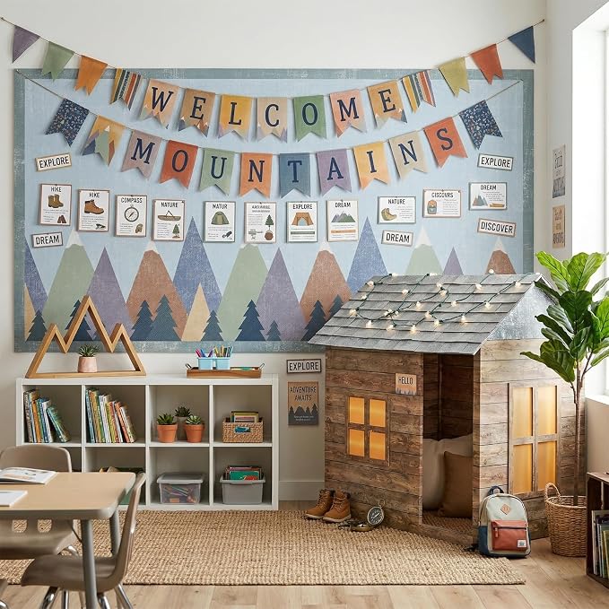 Moving Mountains Bulletin Board Paper Roll Mountain Bulletin Board Background