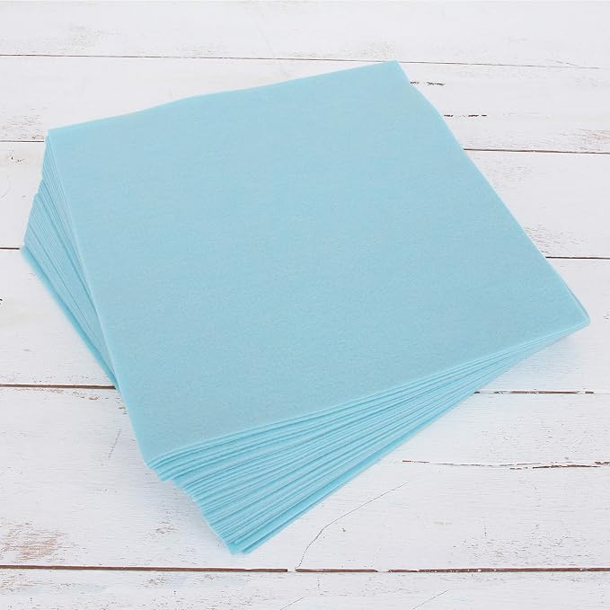 Threadart Light Aqua Premium Felt Sheets