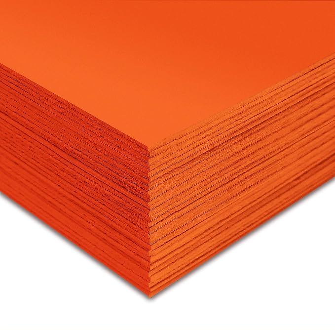 Better Office Products Orange EVA Foam Sheets, 30 Pack, 2mm Thick, 9 x 12 Inch