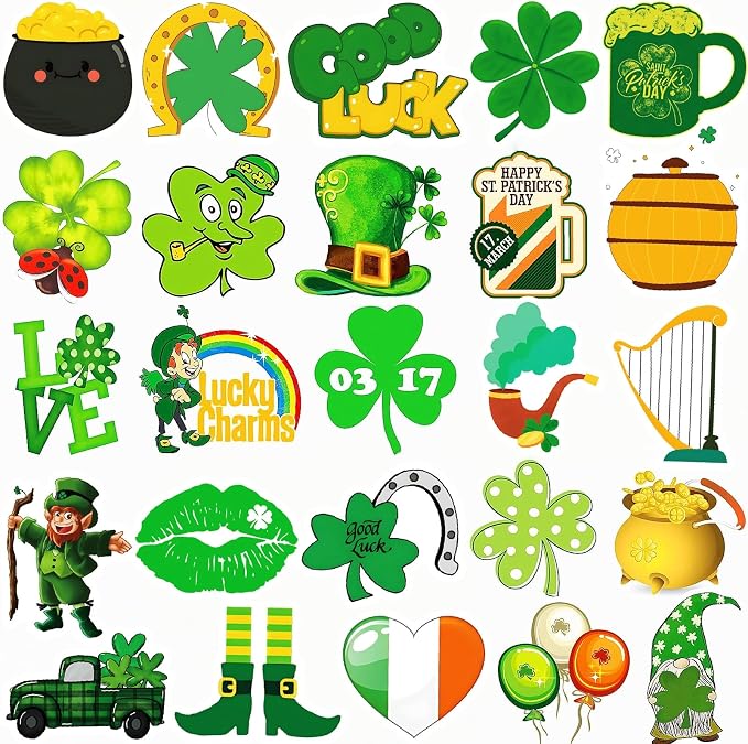 300PCS St Patricks Day Stickers