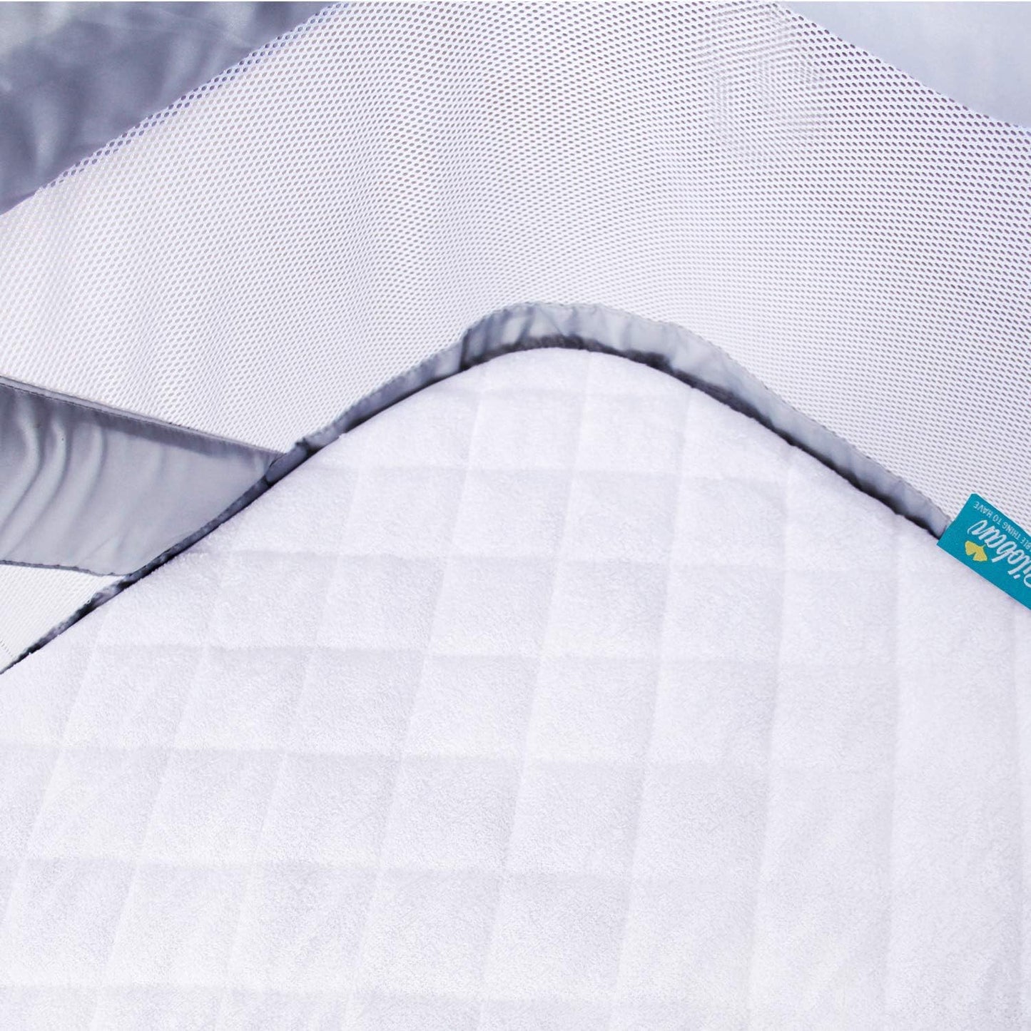 Waterproof Bassinet Mattress Pad Cover Fit for Fodoss, BIERUM, Bellababy and MiClassic Bassinet, 2 Pack, Ultra Soft Surface, Breathable and Easy Care