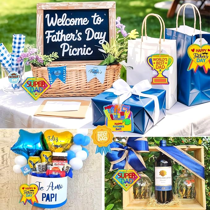 36PCS Wooden Father's Day Crafts