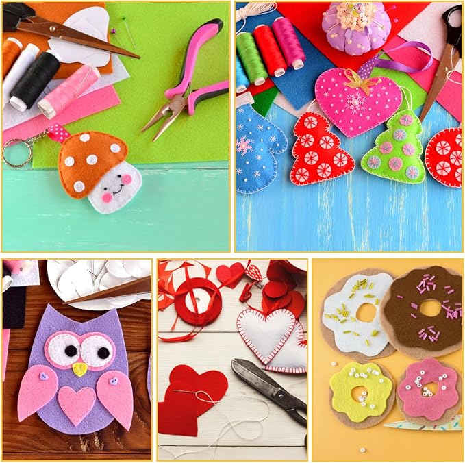 60PCS Felt Sheets Fabric