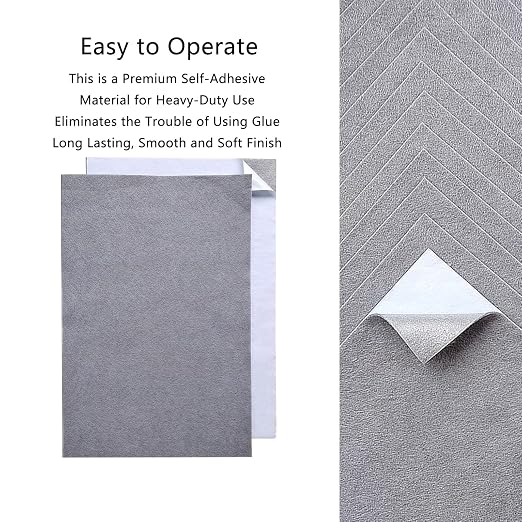 Jtnohx Self Adhesive Felt Sheets, 12 Pieces Felt Fabric
