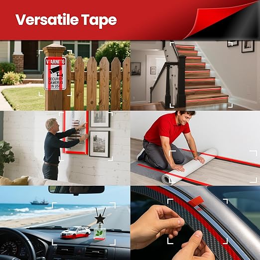 Double Sided Heavy Duty Tape, 15.42 FT × 0.25 in Mounting Adhesive Foam Tape