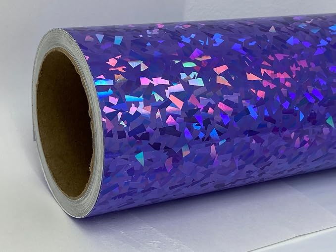 Holographic Crystal Sign Vinyl, HOLOCRYSTAL self-Adhesive Plastic