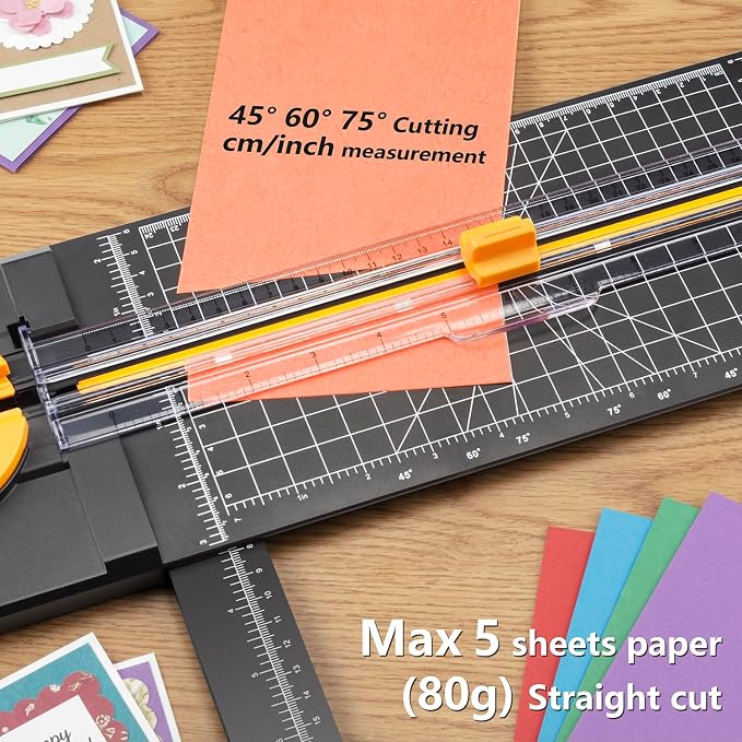 Worklion Scrapbooking Cutting Tool: Paper Cutter 4 in 1