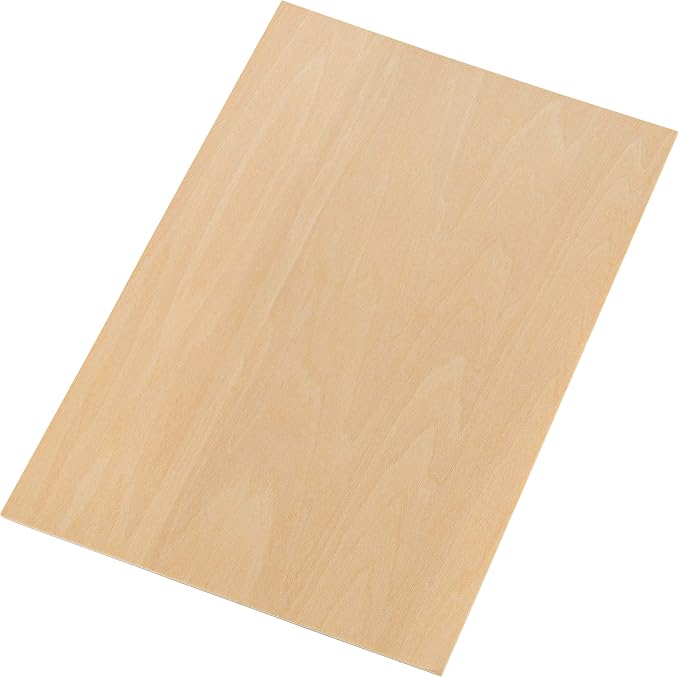 Hammont Basswood Sheets Pack of 8-12"x8" Laser Wood, 1/16 Thin Wood