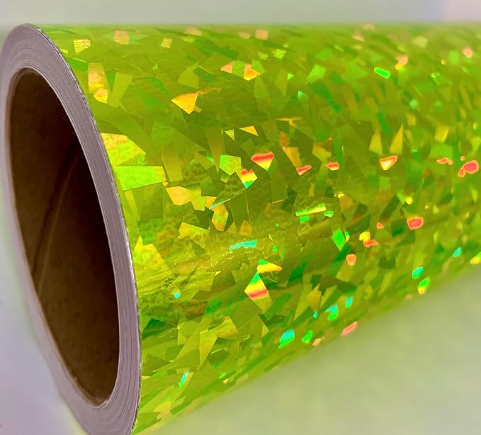 Holographic Crystal Sign Vinyl, HOLOCRYSTAL self-Adhesive Plastic