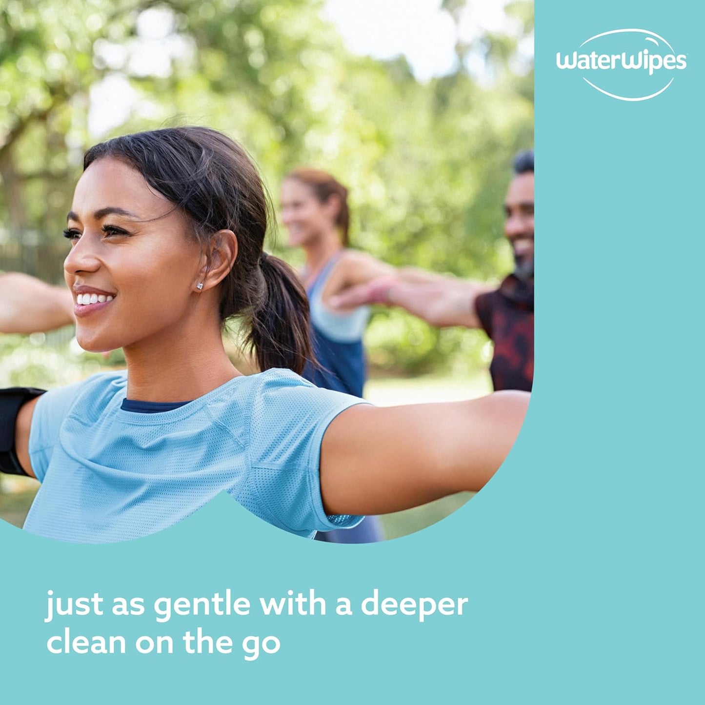 WaterWipes Sensitive+ On The Go Wipes, 3-In-1 Cleans, Cares, Protects, 99.9% Water, Unscented & Hypoallergenic Wet Wipes, 224 Count (8 Packs)