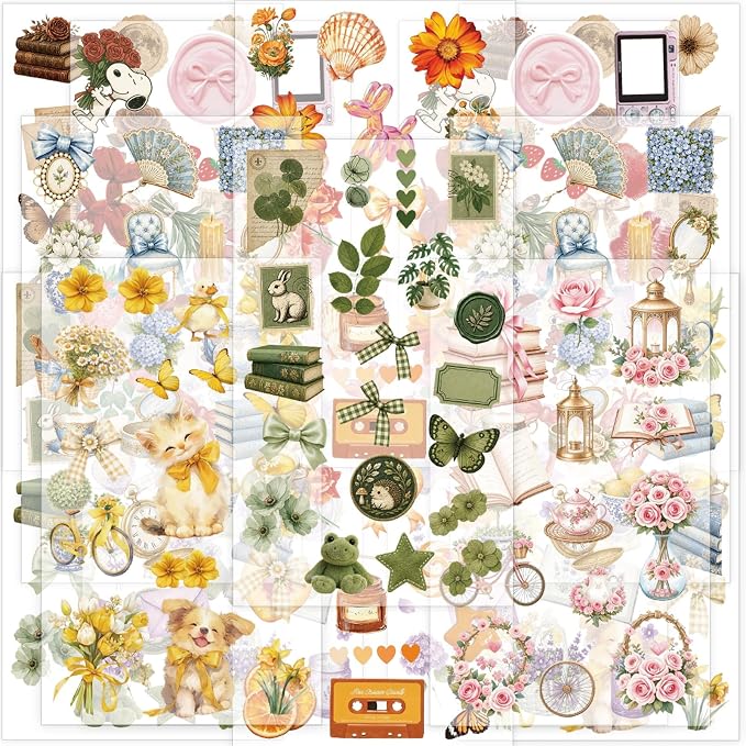 Coquette Aesthetic Vinyl Stickers Pack