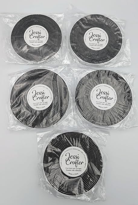 Eva Foam pre Cut Tape Rolls, Double Side Adhesive