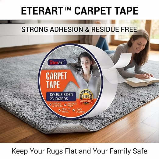 ETERART Double Sided Carpet Tape, No-Residue
