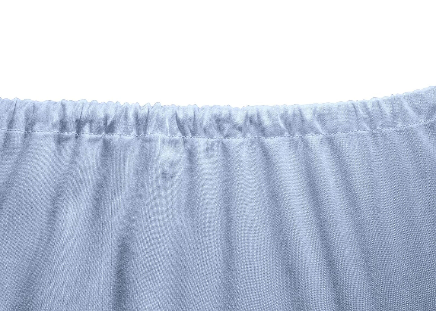 Crib Fitted Sheet by Pure Bamboo, Genuine 100% Organic Viscose Derived from Bamboo, Luxuriously Soft, Ultimate Cooling, Fits Standard Size Crib Mattress (Sterling Blue)