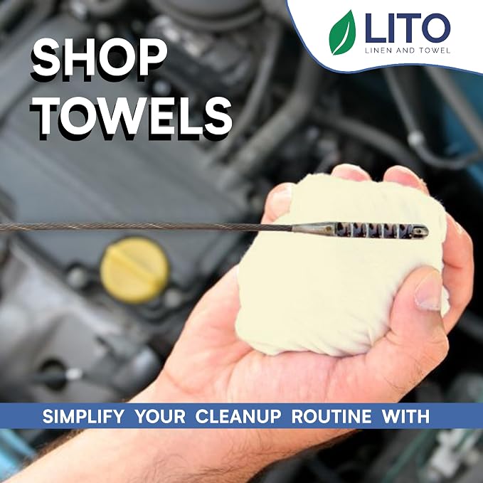 Shop Towels| Multipurpose Commercial and Residential Shop Cleaning| Car Wash