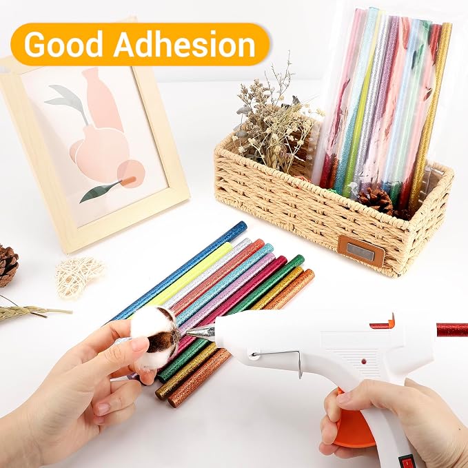 Manarty Colored Hot Glue Sticks, Glue Sticks