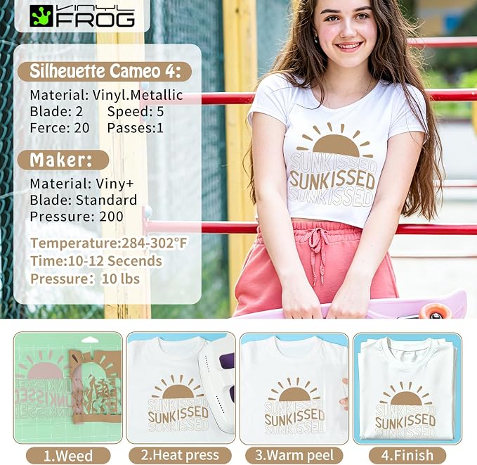 VINYL FROG Camel Heat Transfer Vinyl Roll 12" x5ft Matte HTV Vinyl | Camel Iron