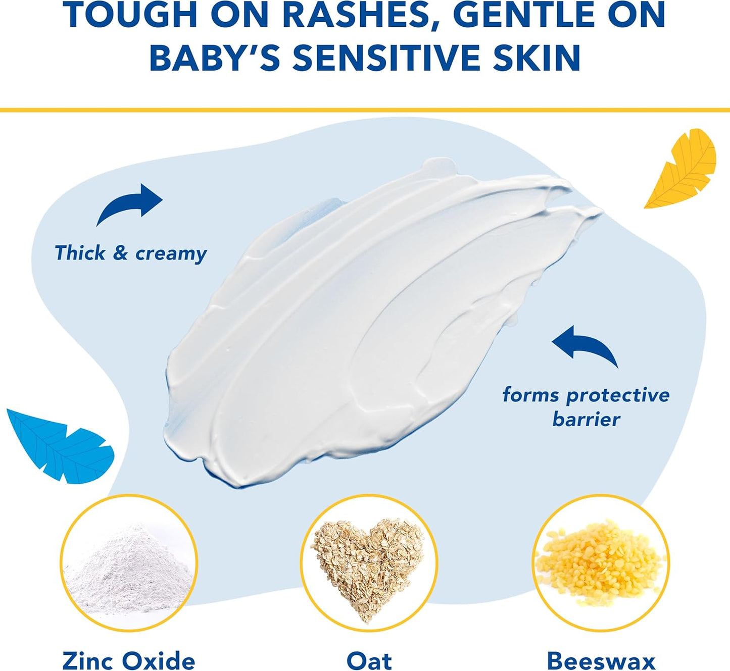 Triple Paste Diaper Rash Cream and Spatula Bundle - 16 oz Zinc Oxide Ointment and Spatula Treatment, Soothe and Prevent Rash with a Pediatrician-Recommended Hypoallergenic Formula