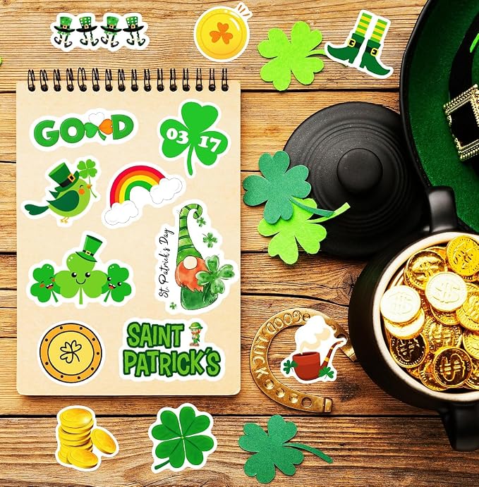 300PCS St Patricks Day Stickers