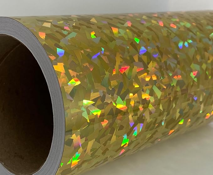 Holographic Crystal Sign Vinyl, HOLOCRYSTAL self-Adhesive Plastic