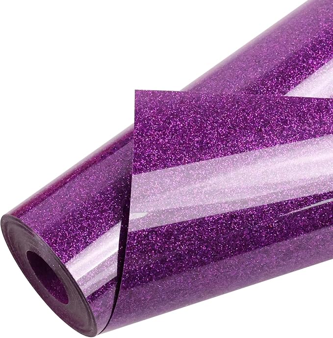 Glitter HTV Heat Transfer Vinyl, Sparkle HTV Compatible