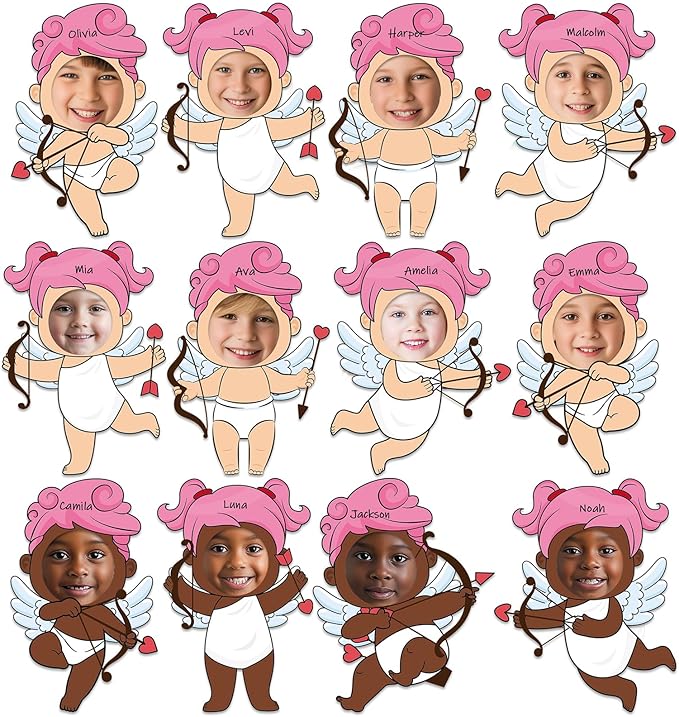 48 Set Valentine's Day Cupid Cutouts
