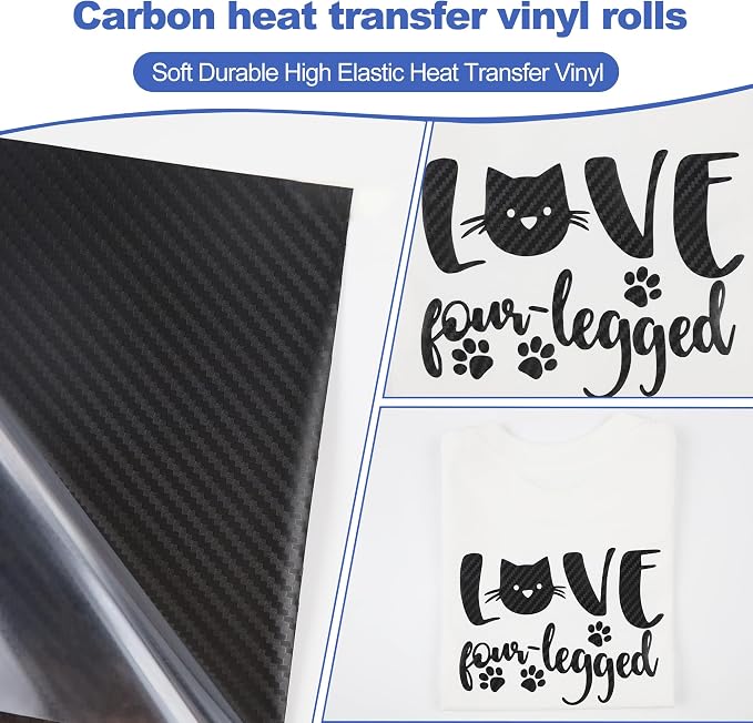 guangyintong Heat Transfer Vinyl Carbon Black HTV Rolls, HTV Vinyl