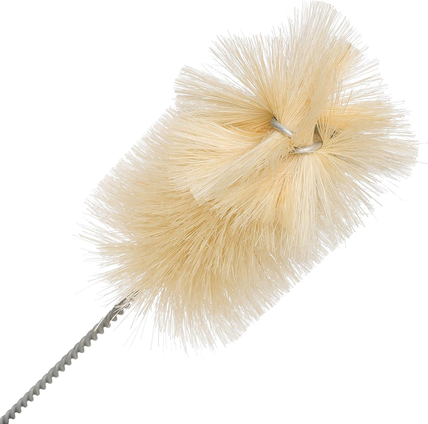 Redecker Natural Pig Bristle Soda Bottle Brush, 11-3/4-Inches, Flexible Wire Handle, Made in Germany