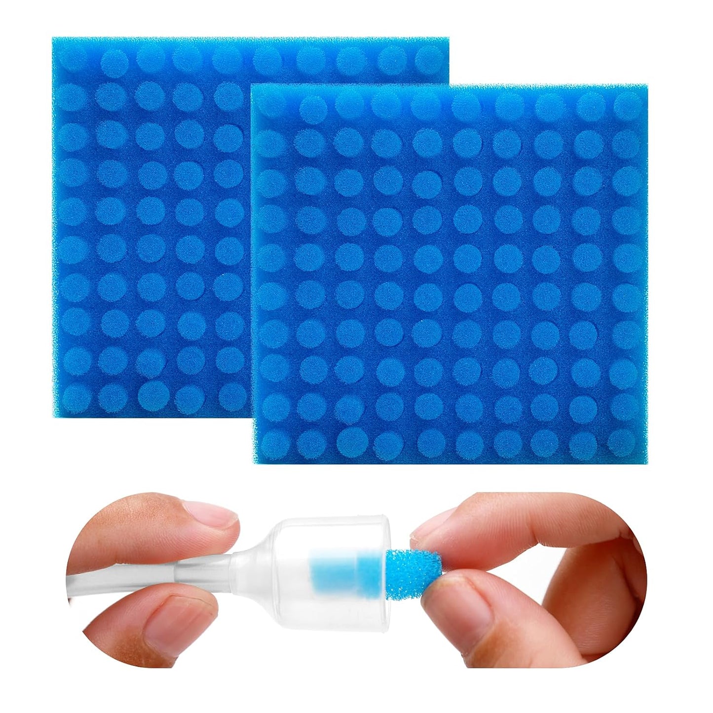 200-Pack of Premium Nasal Aspirator Hygiene Sponges, Replacement for Nosefrida Nasal Aspirator Filters, BPA, Phthalate & Latex-Free (200 Count)