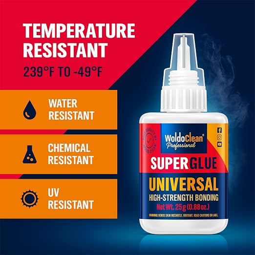 WoldoClean Super Glue All-Purpose Liquid 25g
