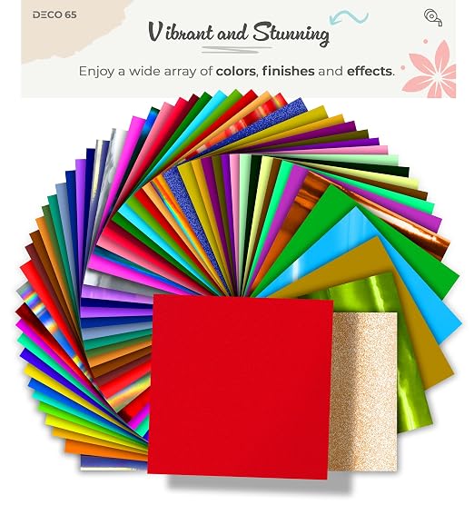 VViViD DECO65 Suede Red Permanent Adhesive Craft Vinyl
