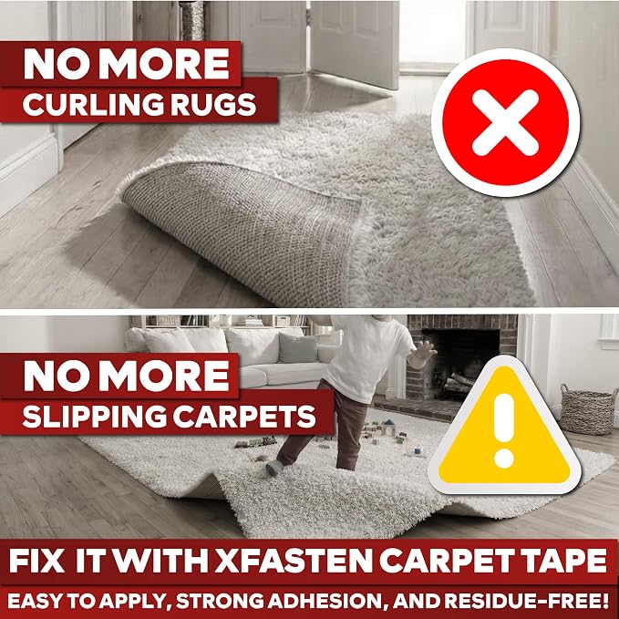 XFasten Double-Sided Carpet Tape