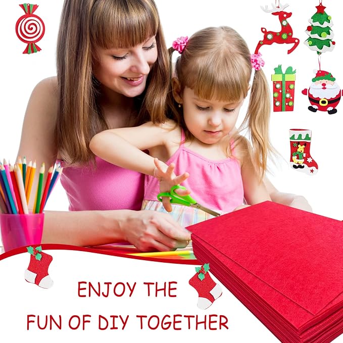 Jtnohx Stiff Felt Sheets, Craft Felt Square
