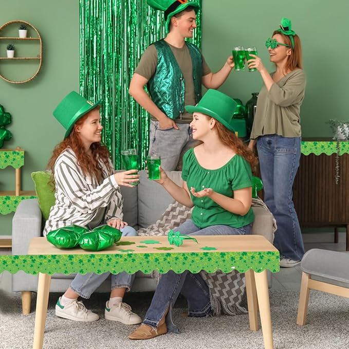 69 Feet St Patricks Day Bulletin Board Borders Lucky Green Shamrock Clover