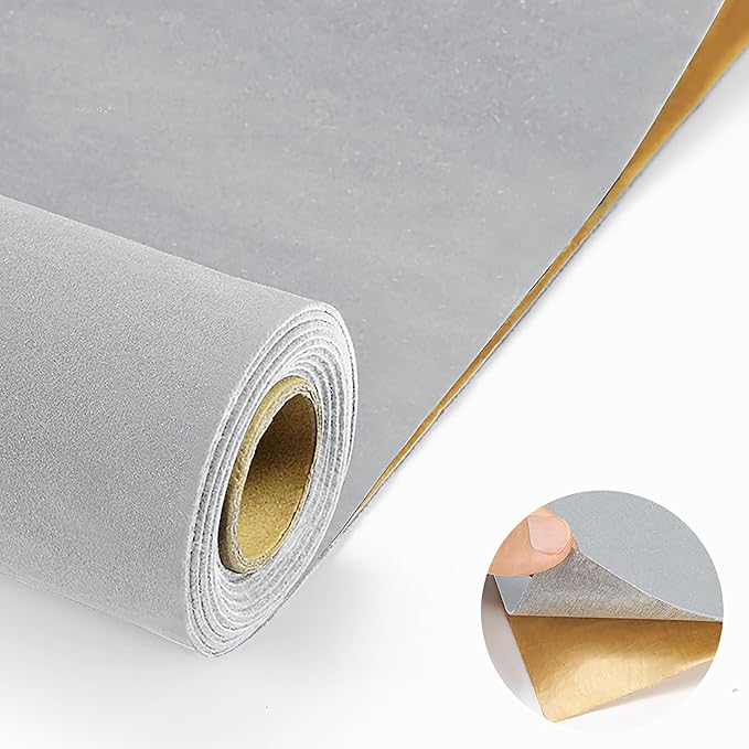 Self Adhesive Sheets Peel and Stick Velvet Flock Soft Velvet Drawer Liner DIY