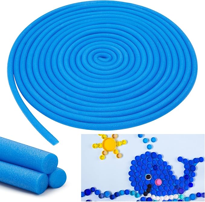 Frienda 1 Inch x 40 ft Blue Foam Noodles