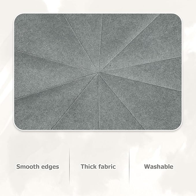 20Pcs Stiff Felt Sheets, 1.5mm Thick Felt Fabric Squares
