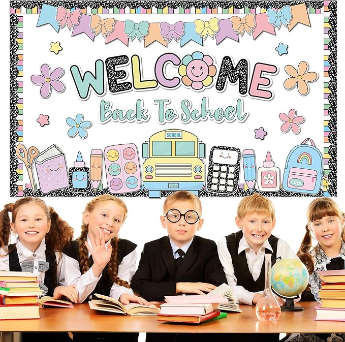 Composition Notebook Bulletin Board Welcome Back to School Classroom