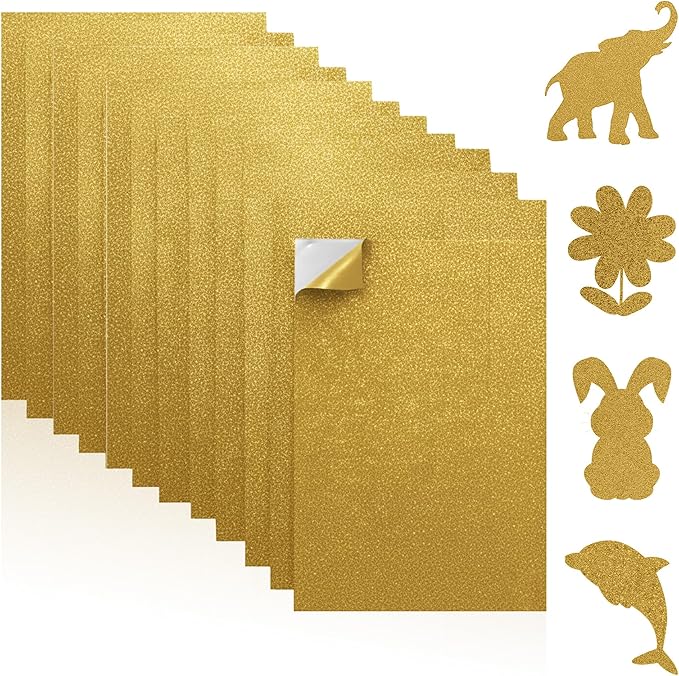 Self-Adhesive Glitter EVA Foam Sheets