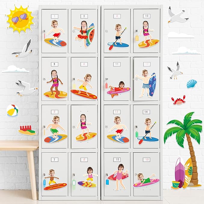 Summer Bulletin Board Classroom Decorations Surfing into Summer Bulletin Board
