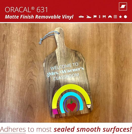 ORACAL 631 Matte Gentian Blue Vinyl Durable Roll Easy to Weed Permanent
