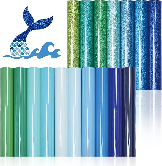 DUEUIOE Glitter HTV Bundle