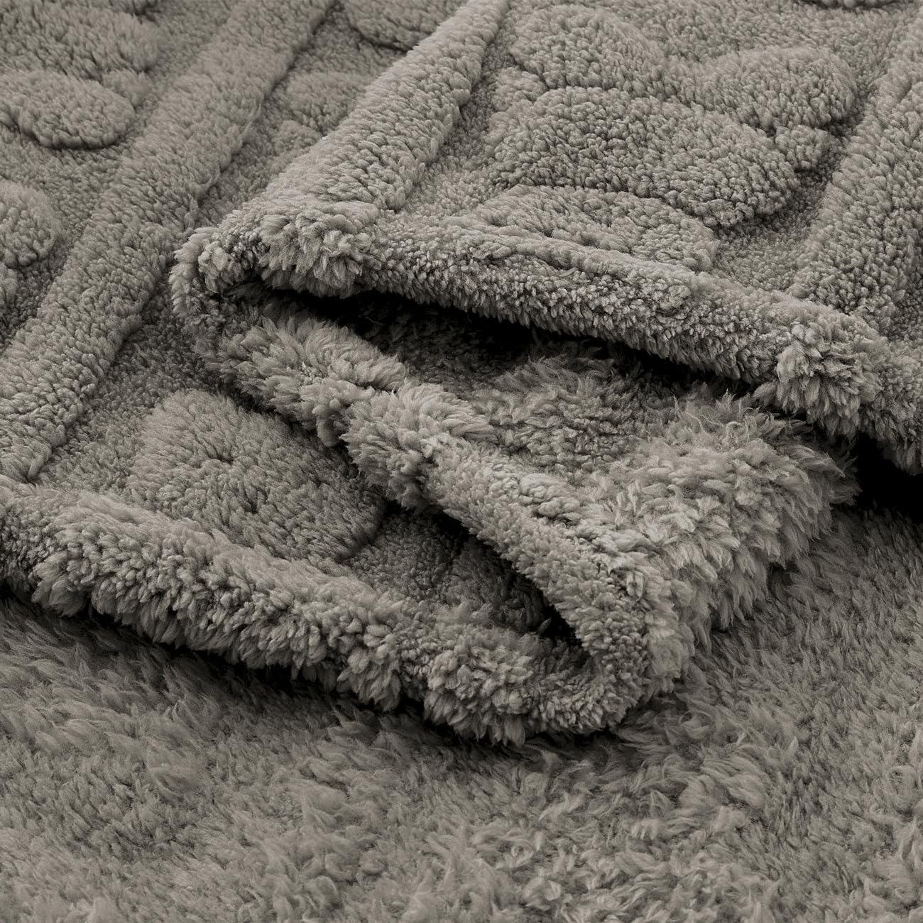 CREVENT 30"X40" Cozy Soft Warm Sherpa Baby Blanket for Girls Boys, Newborn Essentials for Infant, Baby Shower Receiving Gift - Tan Bear 75X100cm